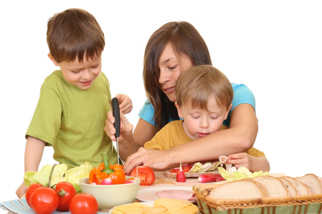 alimentación adecuada en niños